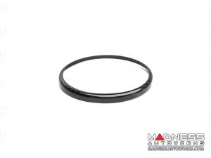 Alfa Romeo Stelvio Rear Emblem Frame Trim - Carbon Fiber